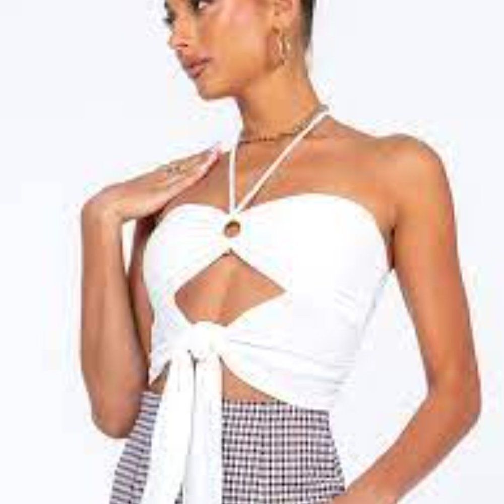 LORIELLA RING DETAIL CROP TOP (2) - Picture 11 of 11
